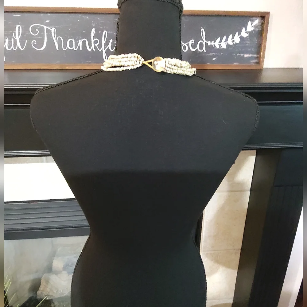 Multi Strand Beaded Necklace - Picture 5 of 5